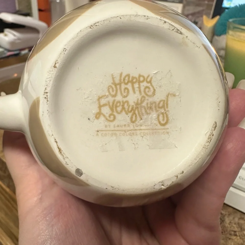 Happy Everything! Neutral Dot Mug